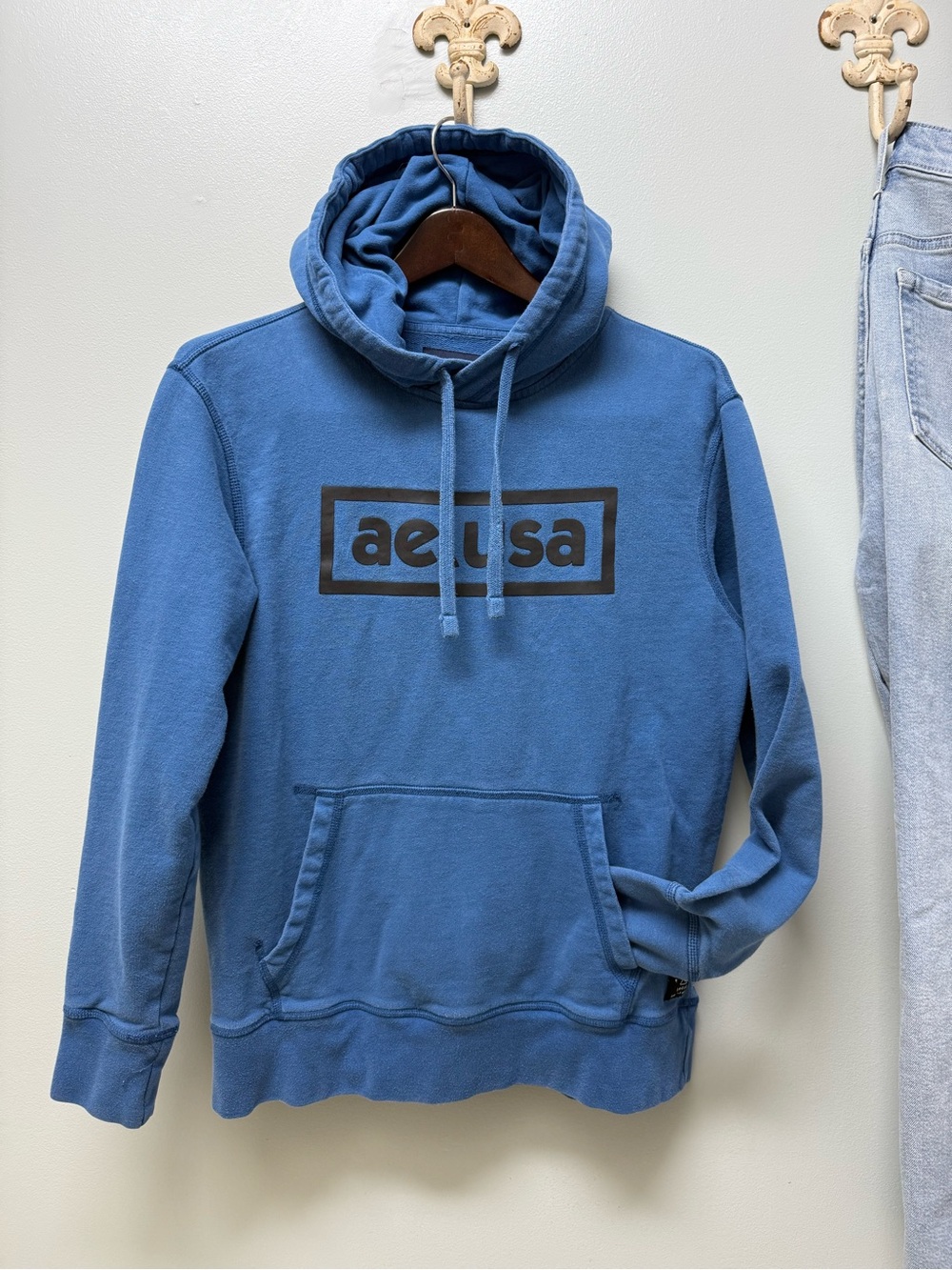 American Eagle blue hoodie small